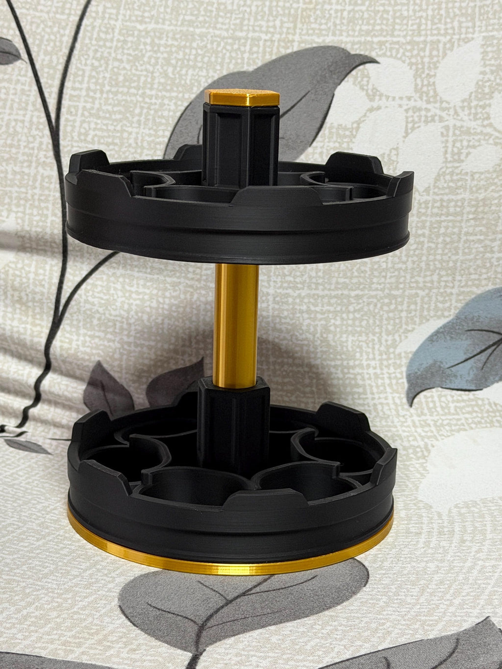 Syrup Carousel for 12 Bottles | Rotating Bottle Holder | Syrup Organizer | 3D Printed from PLA | Kitchen Organizer