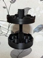 Syrup Carousel for 12 Bottles | Rotating Bottle Holder | Syrup Organizer | 3D Printed from PLA | Kitchen Organizer