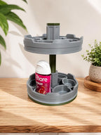 Syrup Carousel for 12 Bottles | Rotating Bottle Holder | Syrup Organizer | 3D Printed from PLA | Kitchen Organizer
