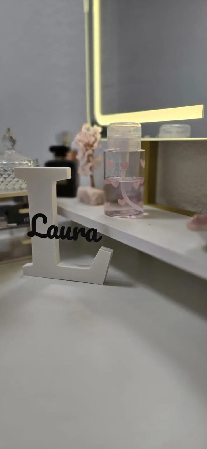 Personalized 3D Printed Letter with Custom Name | Individual Name Decor | Gift for Nursery, Baby Room & Vanity