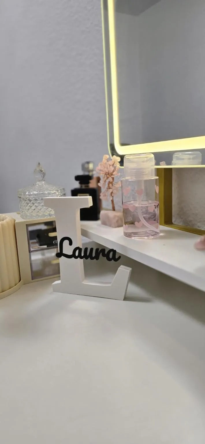 Personalized 3D Printed Letter with Custom Name | Individual Name Decor | Gift for Nursery, Baby Room & Vanity